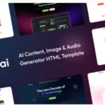 Sensai - AI Generator HTML Template