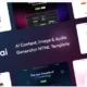 Sensai - AI Generator HTML Template
