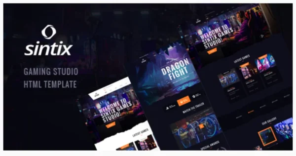 Sintix - Gaming Studio HTML Template
