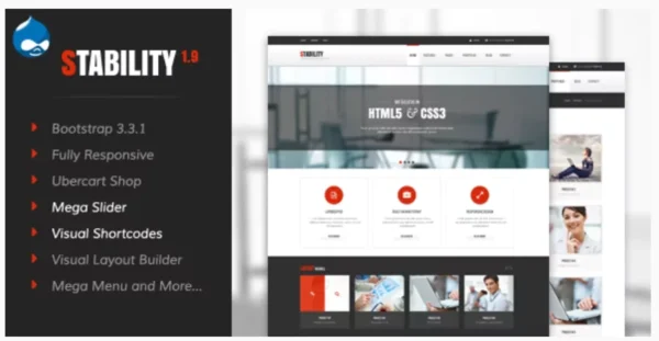 Stability - Responsive Drupal 7 Ubercart Theme