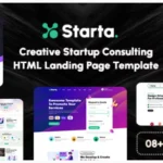 Starta - Creative Startup Agency & Consulting HTML Landing Page Template