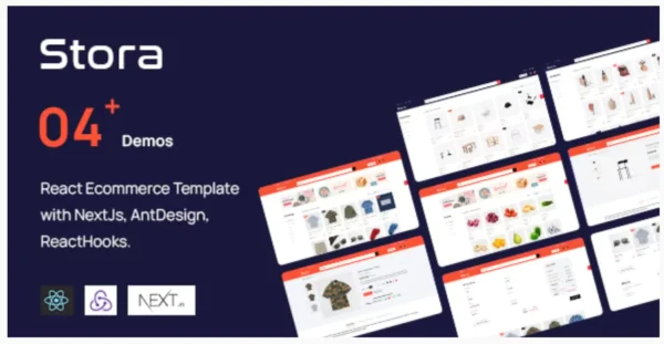 Stora - React Ecommerce Template with NextJs, AntDesign, ReactHooks
