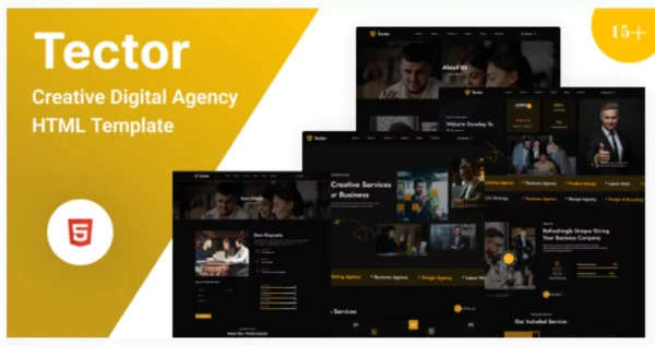 Tector - Creative Digital Agency HTML Template