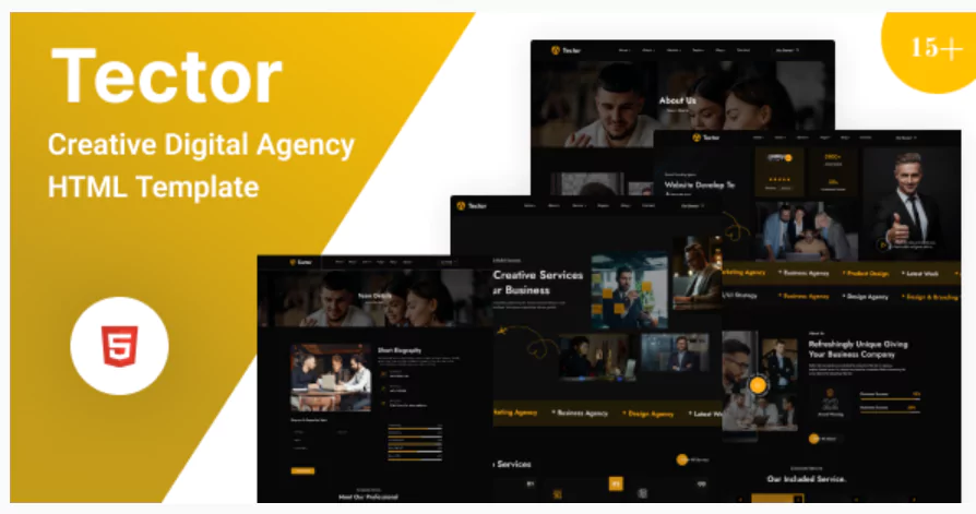Tector - Creative Digital Agency HTML Template