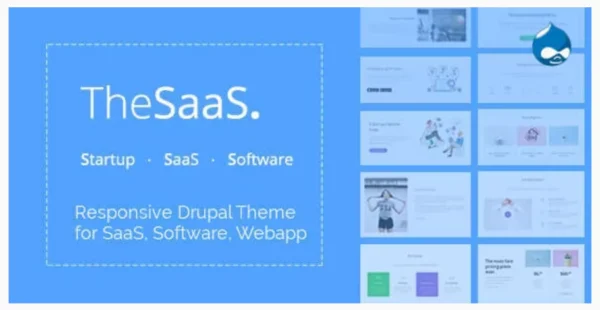 TheSaaS - Responsive SaaS, Software & WebApp Drupal 10 Themes