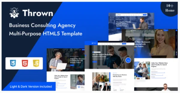 Thrown- Business Consulting Agency Bootstrap5 Template