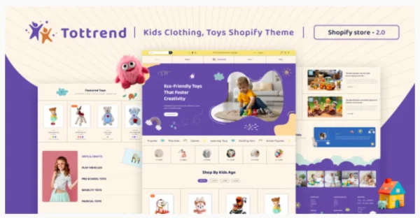 Tottrend - Kids Education Toys Shopify Theme