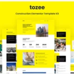 Tozee - Construction Elementor Template Kit