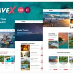 TraveX - Travel & Tour Agency Elementor Template Kit