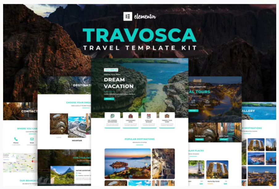 Travosca - Travel Elementor Template Kit