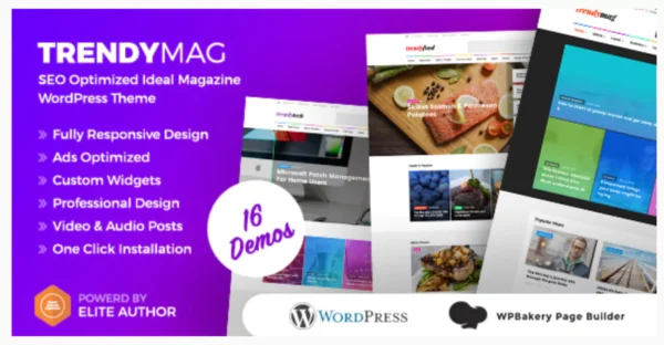 TrendyMag - WordPress News Magazine & Blog Theme