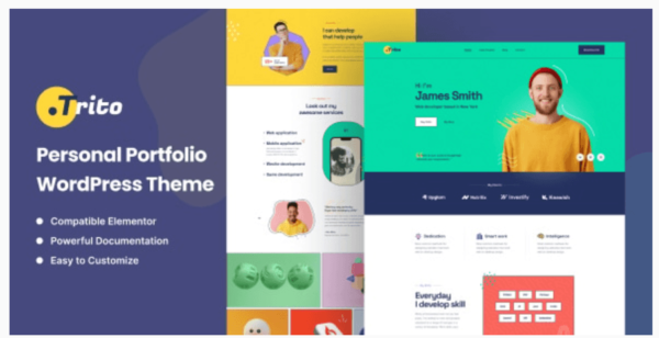 Trito - Personal Portfolio WordPress Theme