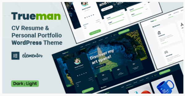 Trueman - CV Resume WordPress Theme