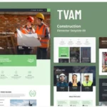 Tvam - Construction Elementor Template Kit