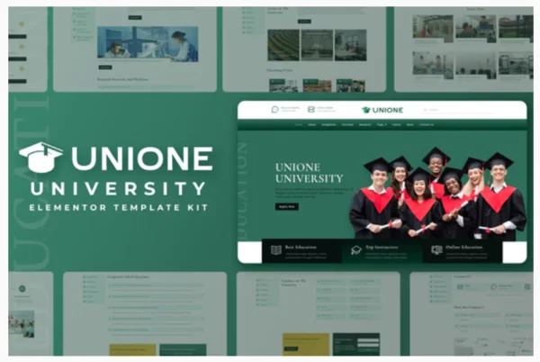 Unione - University Elementor Template Kit