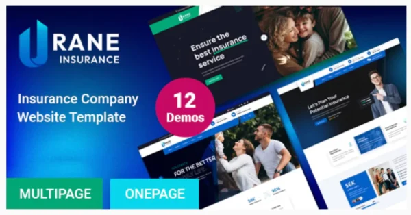 Urane - Insurance Company HTML Template