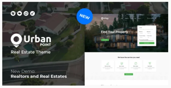 UrbanPoint - House Selling & Rental WordPress Theme