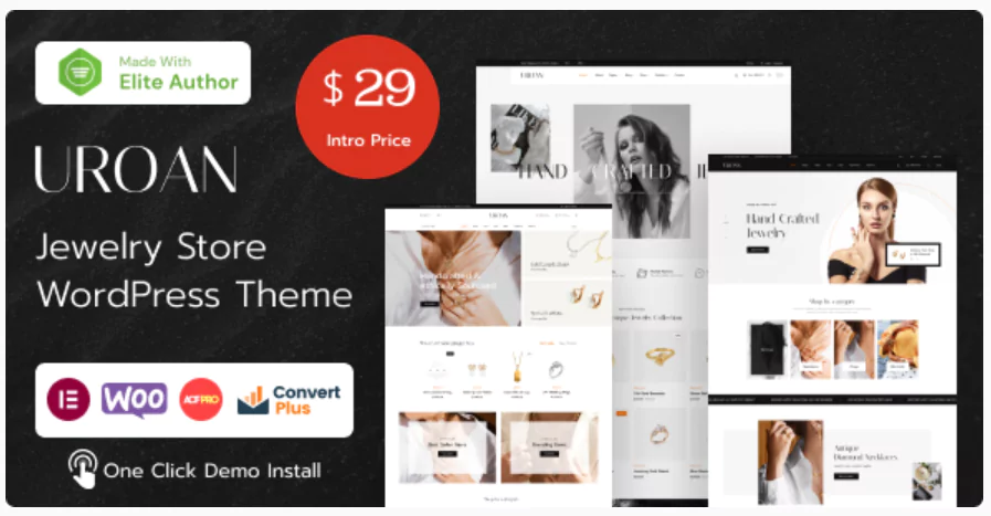 Uroan - Jewelry & Ornament Store WordPress Theme