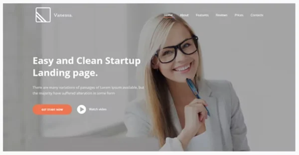 Vanessa - Drupal 8 - Easy Startup App Landing Page Theme