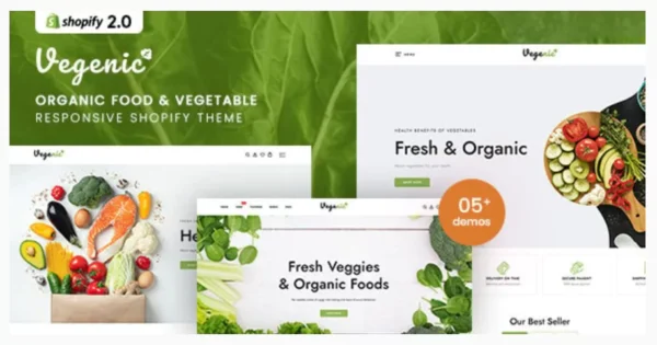 Vegenic - Organic Food Responsive Shopify Theme