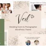 Veil - Wedding Event & Photographer WordPress Theme