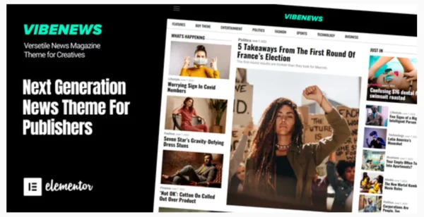 Vibenews - Newspaper & Magazine WordPress Theme