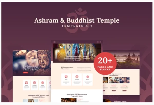 Vihara-Ashram-Oriental-Buddhist-Temple-Elementor-Template-Kit