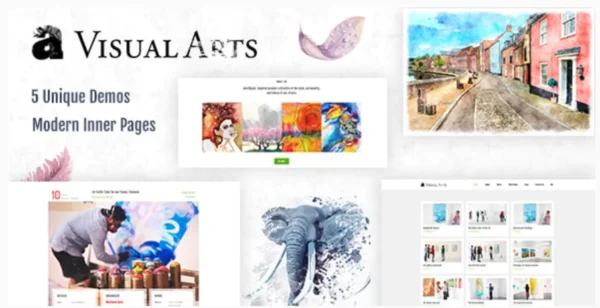 Visual Art Gallery WordPress Theme