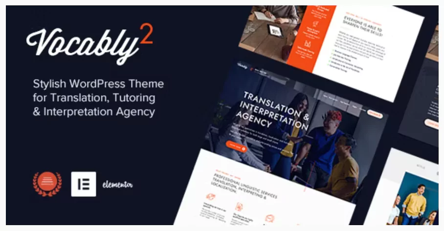 Vocably - Translation & Interpretation Agency WordPress Theme