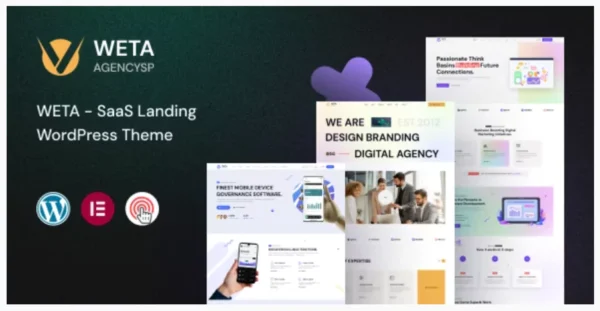 WETA - SaaS, Ai, Tech & Startup Multipurpose WordPress Theme