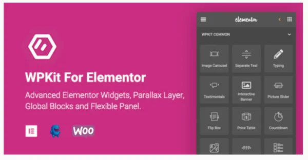 WPKit For Elementor Advanced Elementor Widgets Collection & Parallax Layer