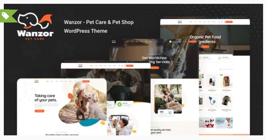 Wanzor - Pet WordPress Theme Wanzor - Pet WordPress Theme