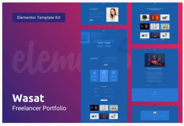 Wasat — Creative Portfolio Elementor Template Kit