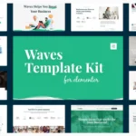 Waves - Startup Agency Elementor Template Kit