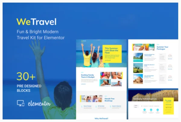 WeTravel - Travel and Tourism Template Kit