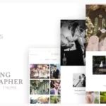 Wedding Photographer WordPress Theme - Vivagh