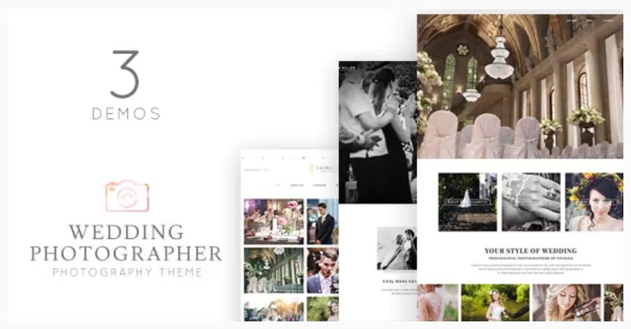 Wedding Photographer WordPress Theme - Vivagh