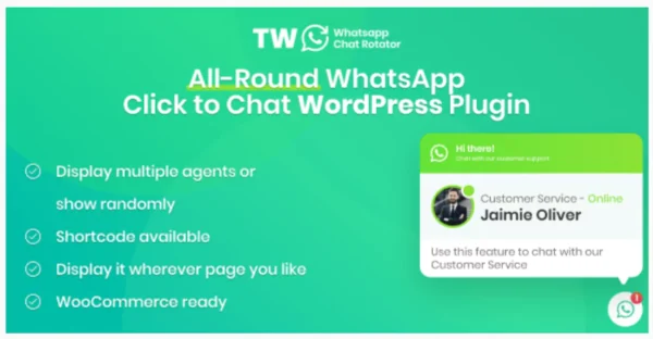 WhatsApp Chat for WordPress and WooCommerce