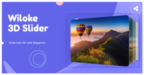 Wiloke 3D Slider Elementor Addon