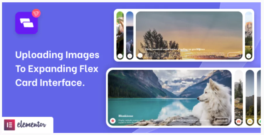 Wiloke Expanding Flex Cards Elementor Addon
