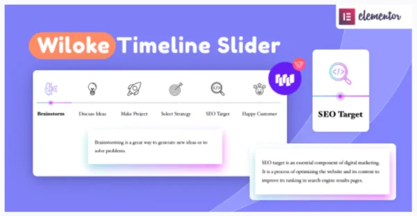 Wiloke Timeline Slider for Elementor