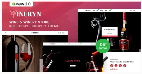 Wineryn - Wine & Winery Responsive Shopify Theme