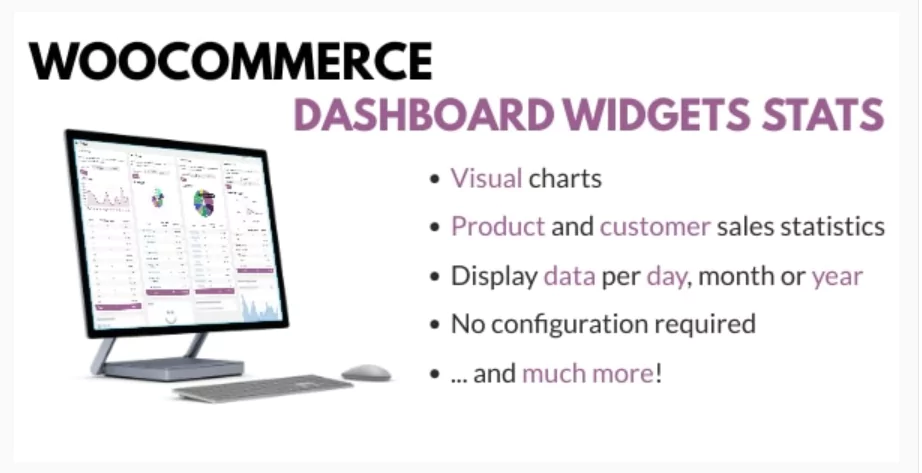 WooCommerce Dashboard Widgets Stats