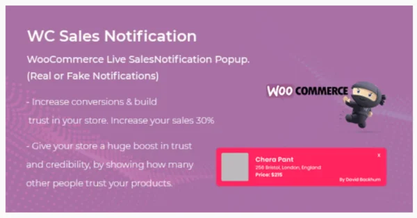 WooCommerce Live Sales Notification Pro