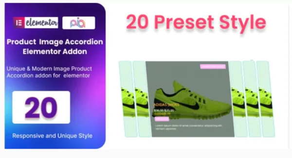 WooCommerce Product Image Accordion Addon For Elementor