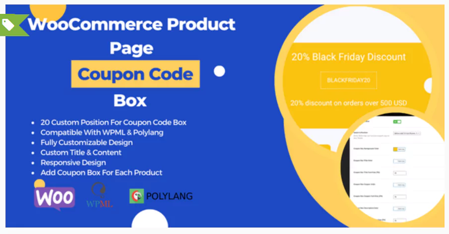 WooCommerce Product Page Coupon Box