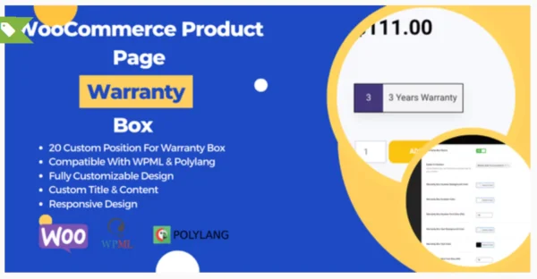WooCommerce Product Page Warranty Box