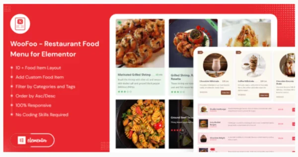 WooFoo - Restaurant Food Menu for Elementor