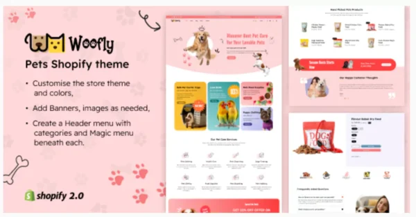 Woofly - Pets Store Shopify Theme