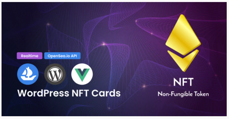 WordPress Live NFT Cards Affiliates with VueJS
